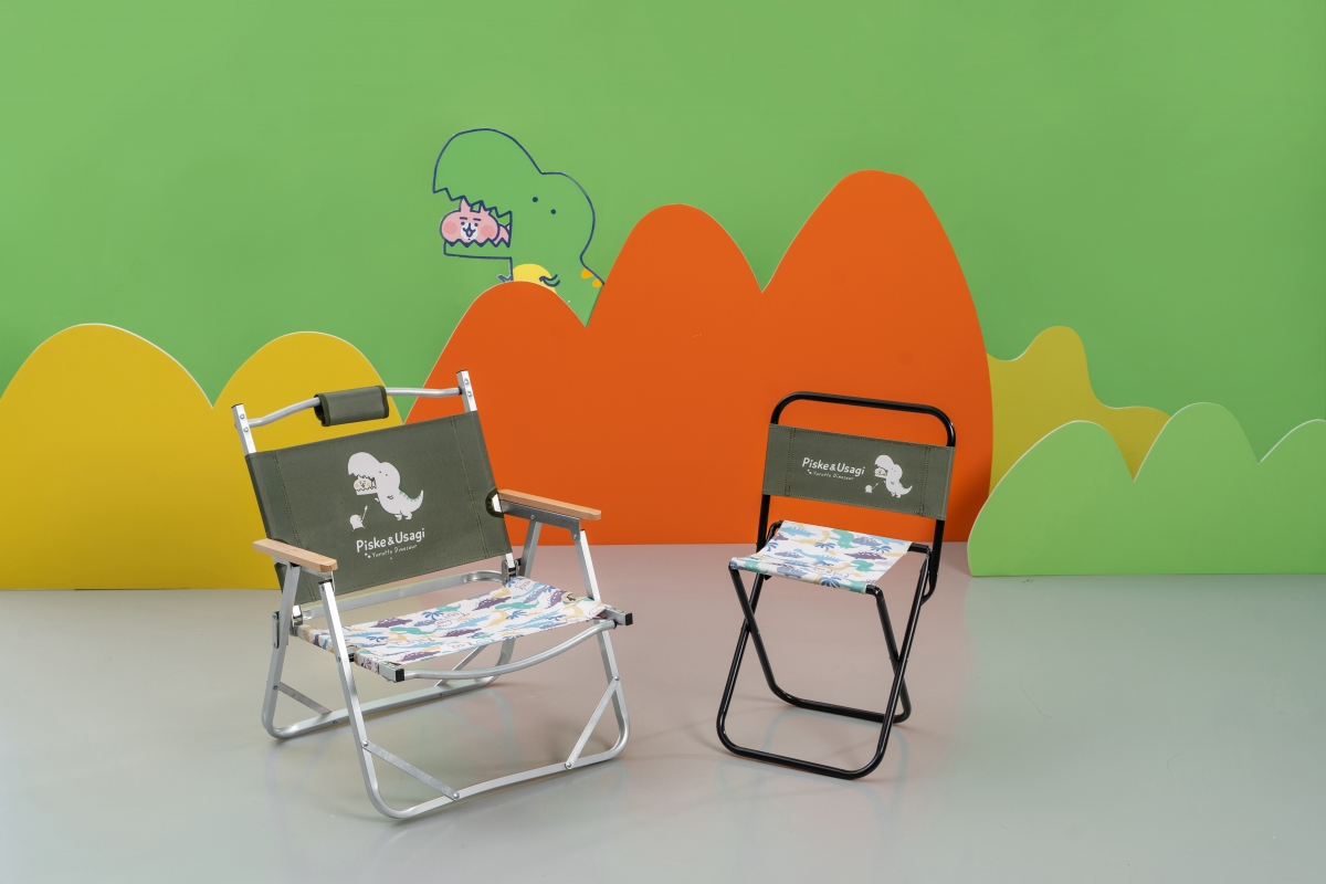 卡娜赫拉的小動物-探險恐龍風格摺疊椅組