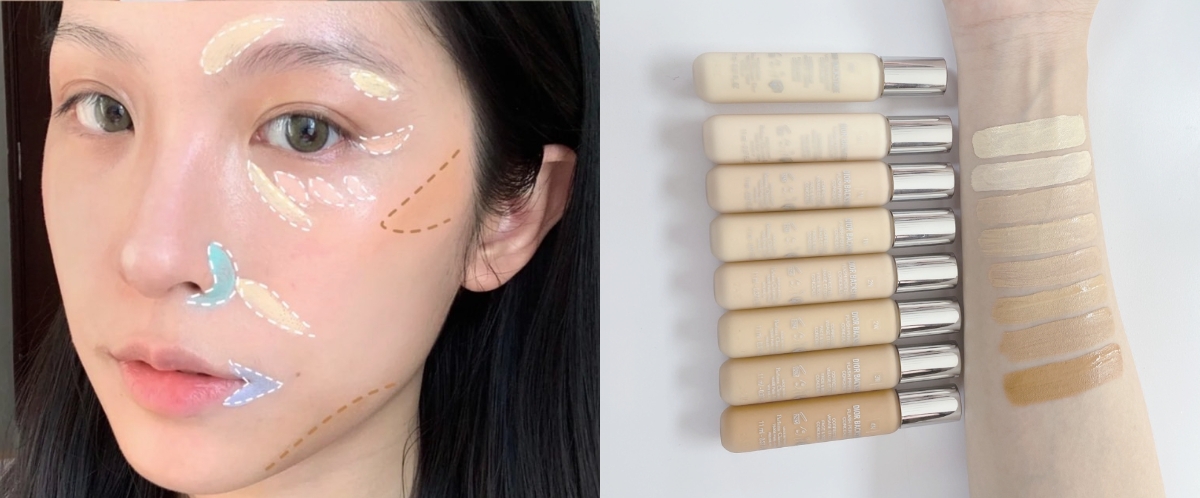 新手化妝顯老誤區2:一支遮瑕遮全臉