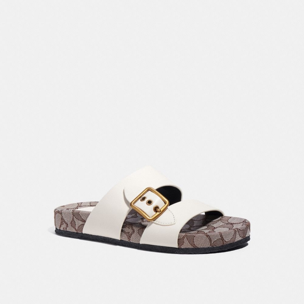 COACH ADDISON LEATHER SANDAL，NT$9,500
