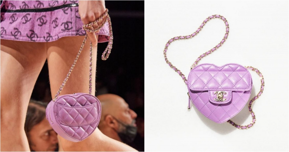 CHANEL鍊子愛心形包，NT$99,100