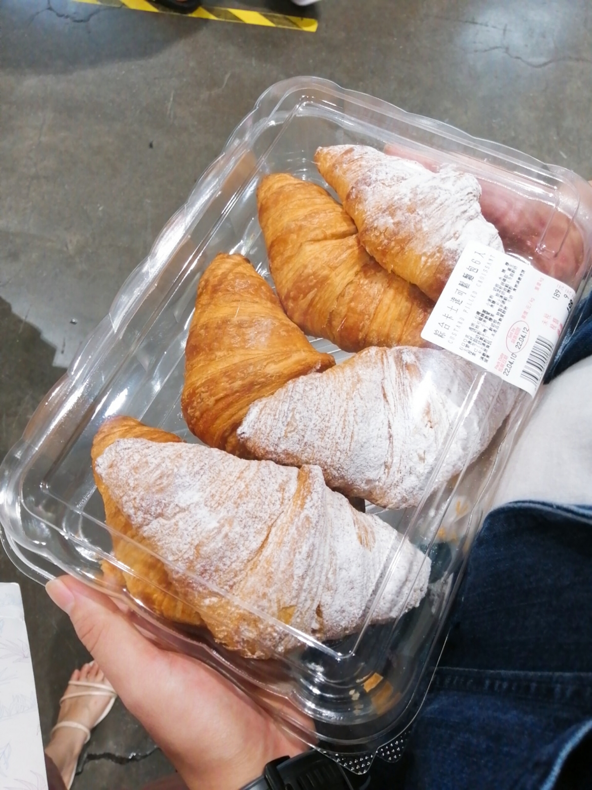 COSTCO好市多卡士達可頌麵包