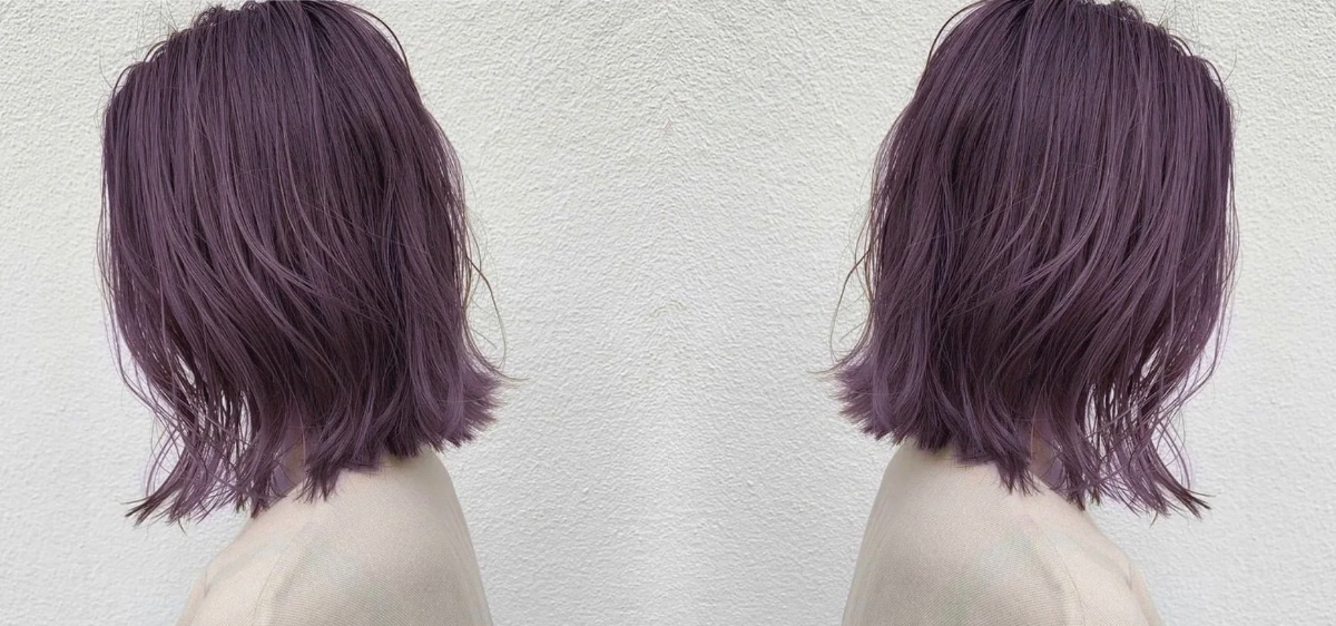 2022春夏髮色推薦4：薰衣草薄藤粉紫