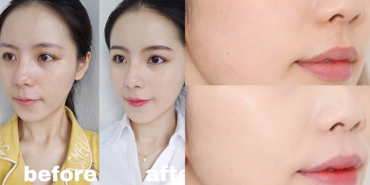 正確氣墊粉餅用法4:氣墊粉撲局部小範圍遮瑕