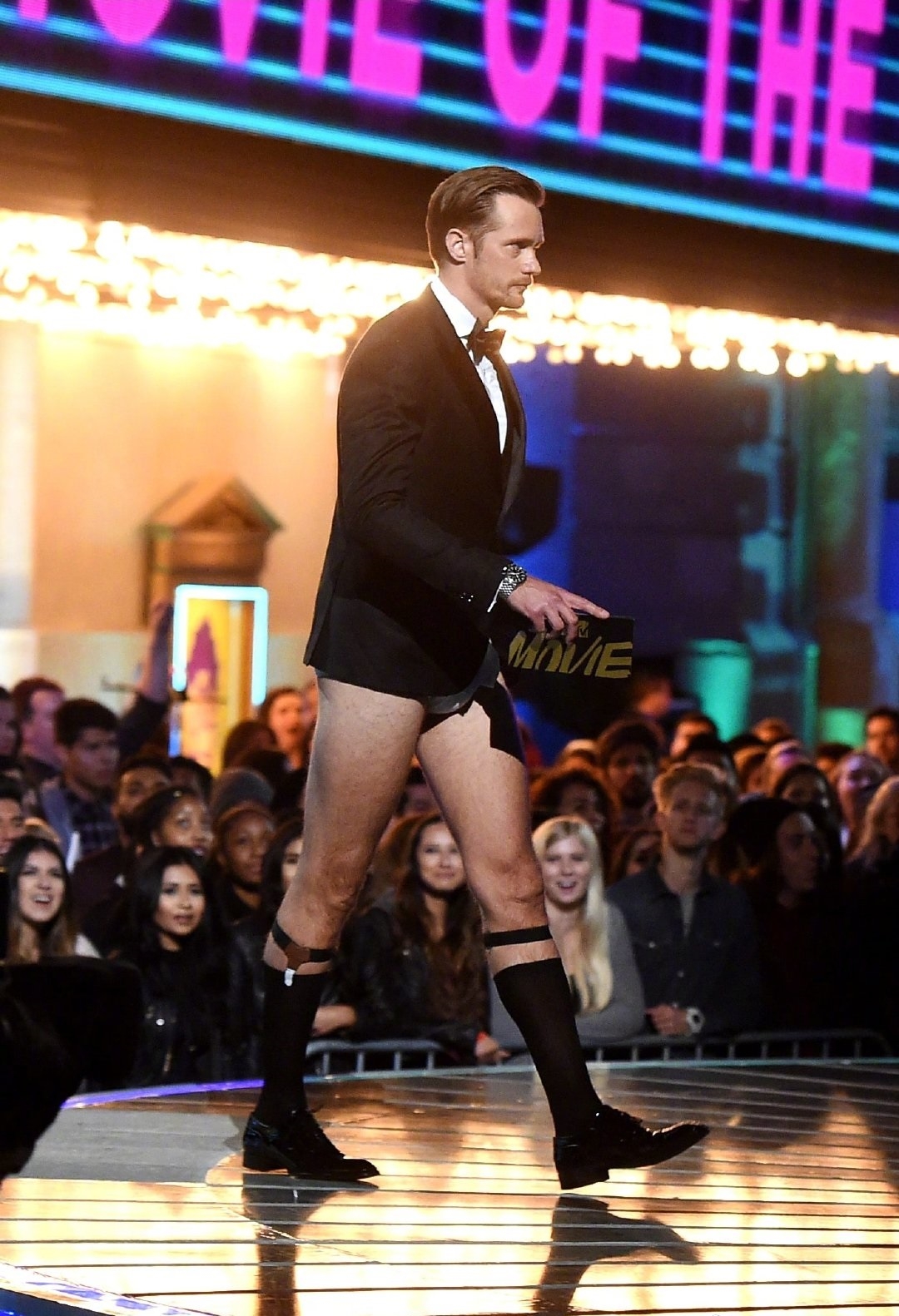 只穿內褲的好萊塢男星震驚全場