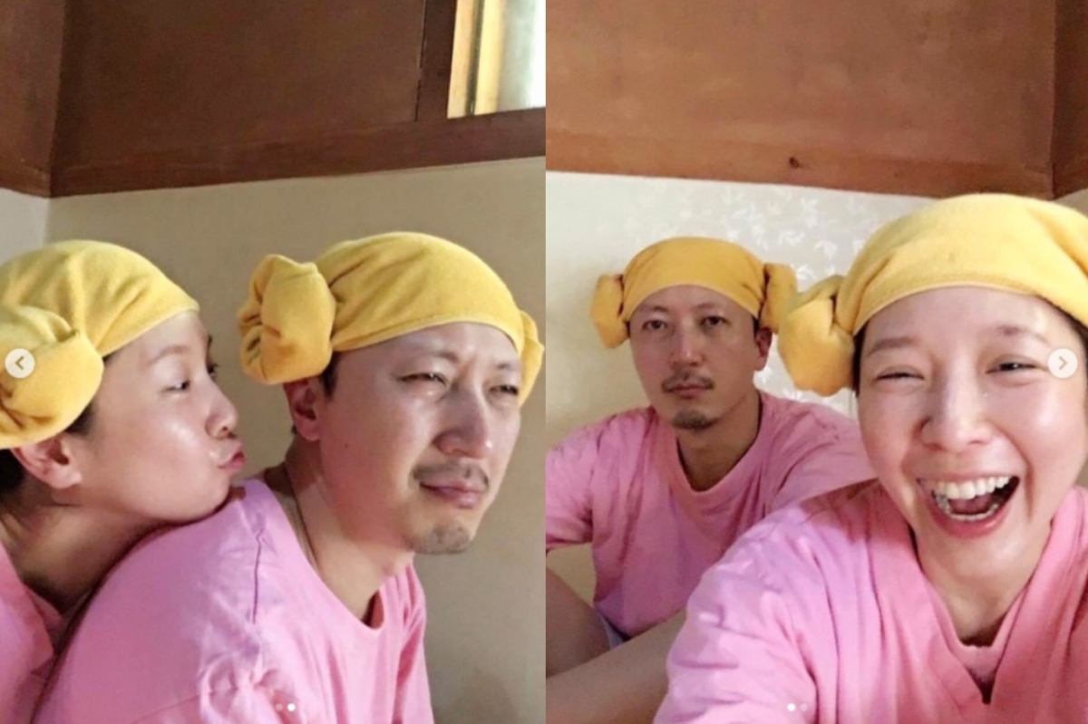 天心曾分享與老公一起去汗蒸幕