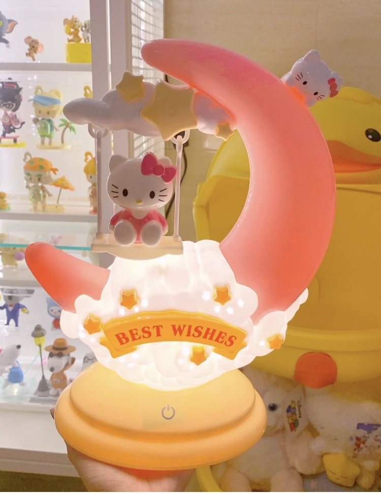Hello Kitty月亮小夜燈外觀