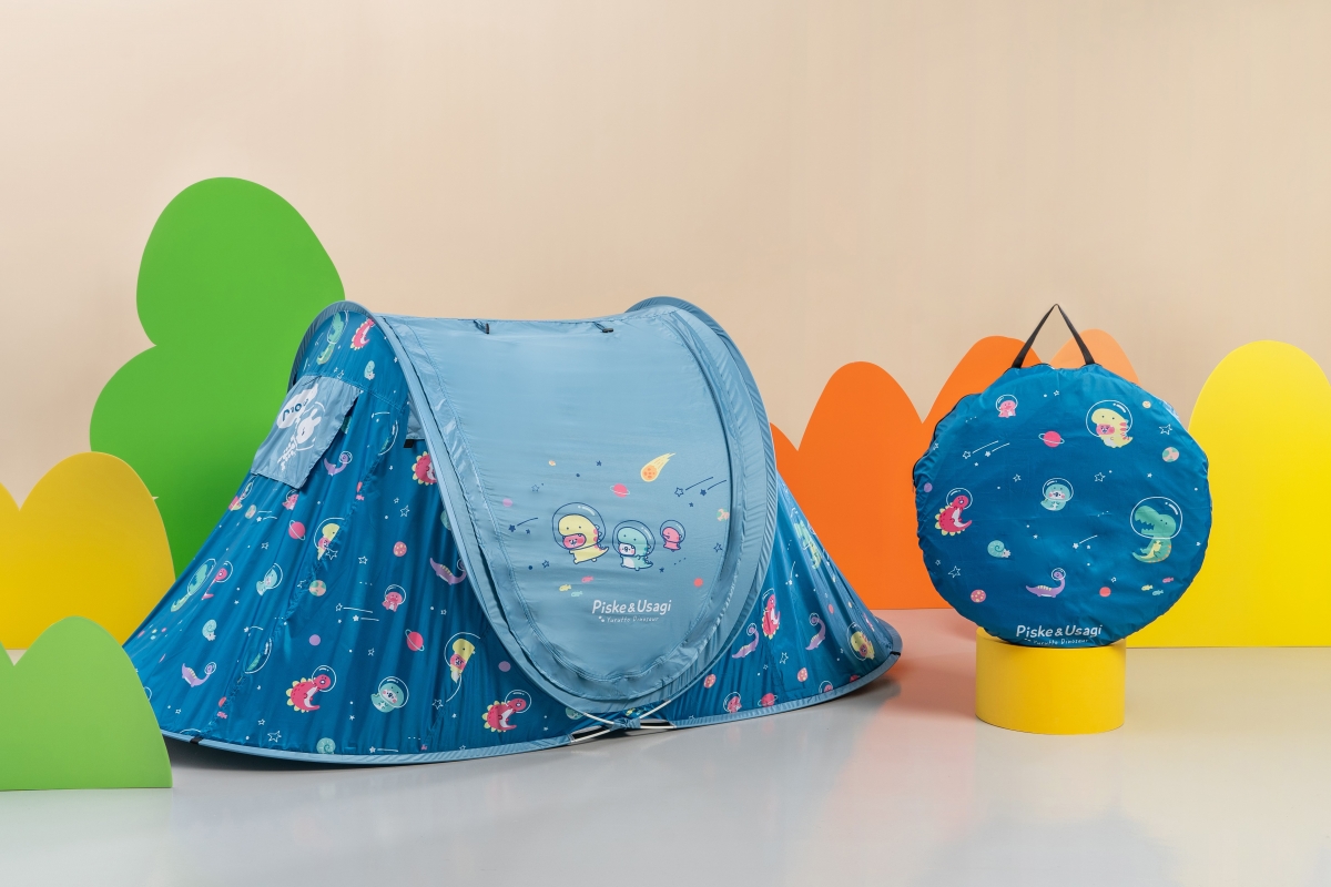 卡娜赫拉的小動物-漫遊恐龍星空速開雙人帳