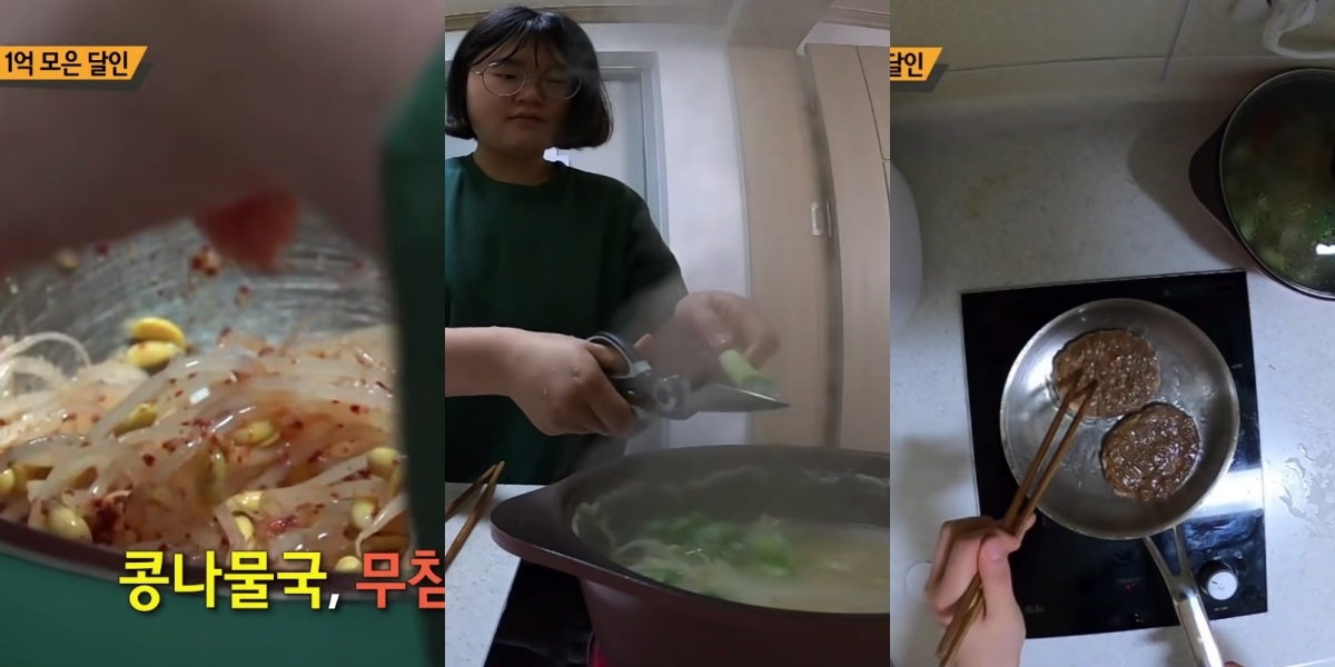 她從伙食費上省錢