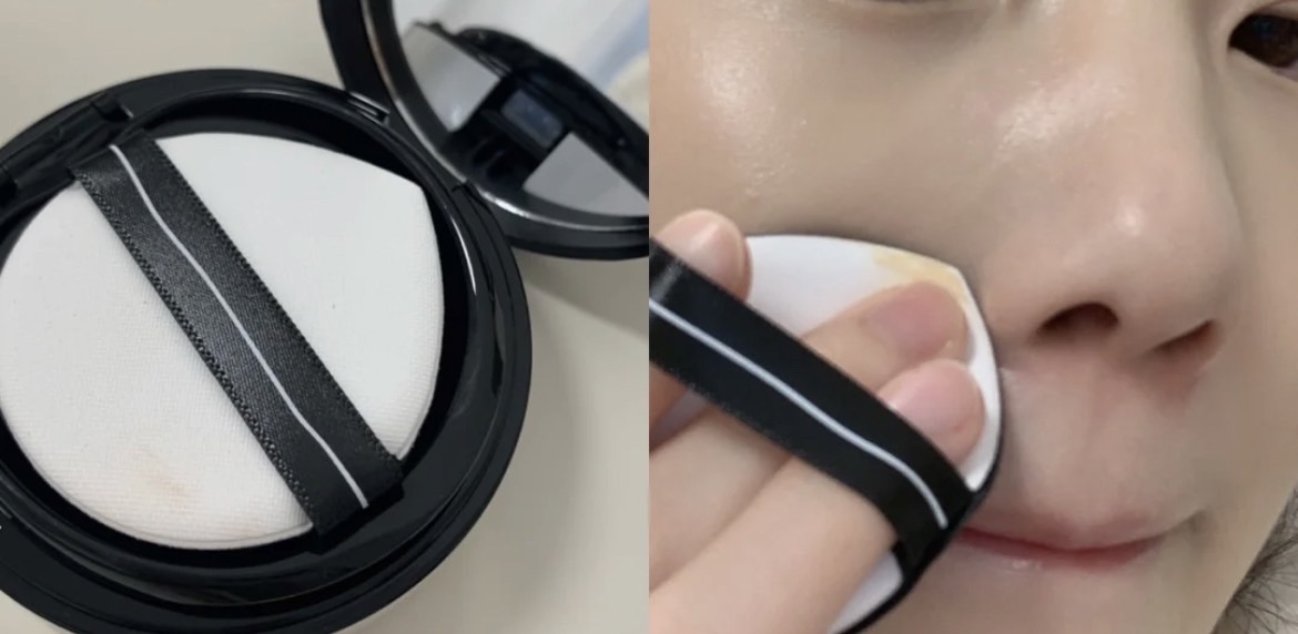 餘粉記得往臉部外側輕拍