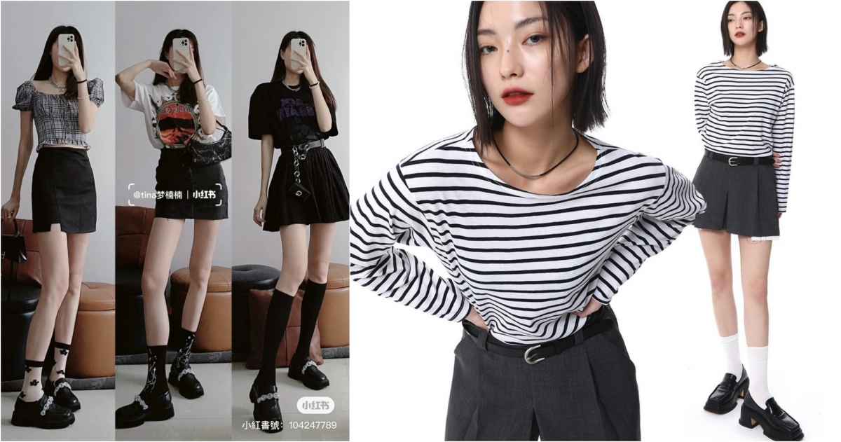 小紅書@tina梦楠楠/IG@stylenanda_korea