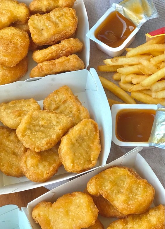 麥當勞雞塊吃法1. 雞塊+玉米濃湯