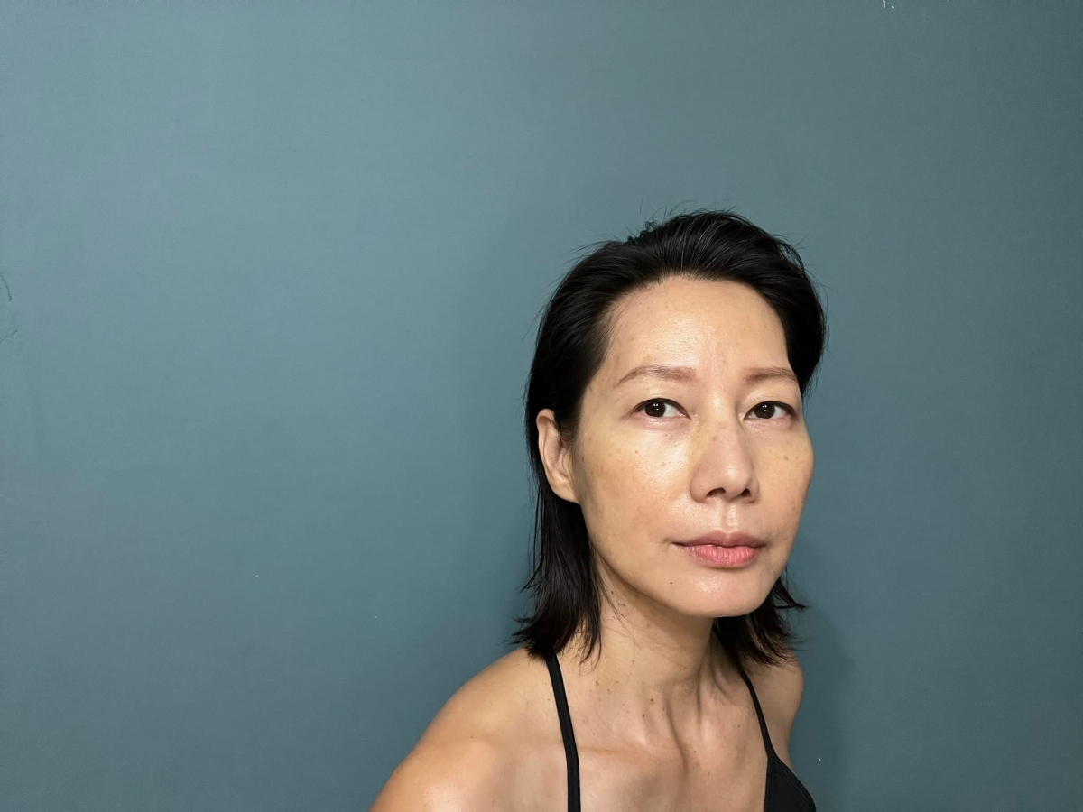 丁寧不開濾鏡,大方秀出素顏