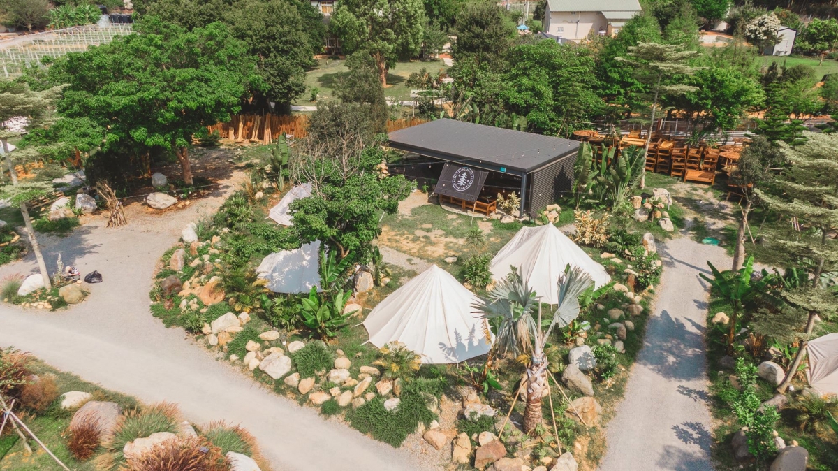 沙漠風格的帳篷區