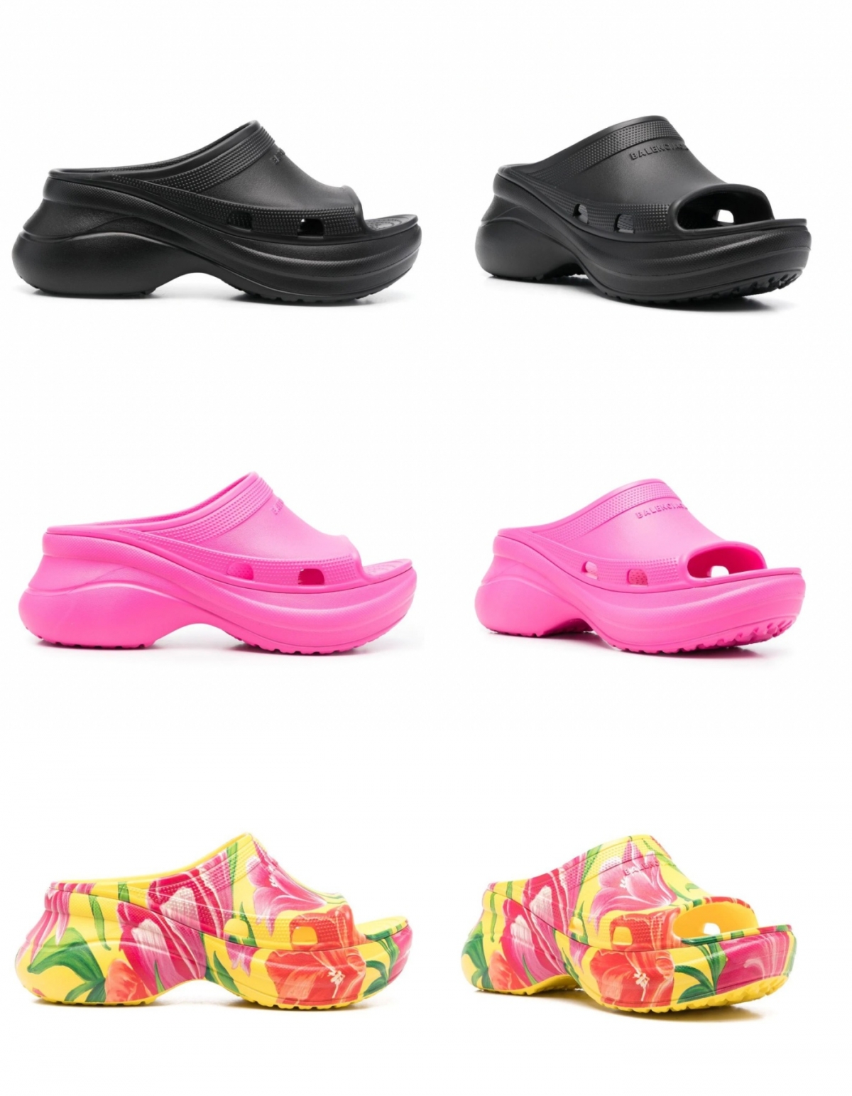 Balenciaga x Crocs™ platform slide sandals