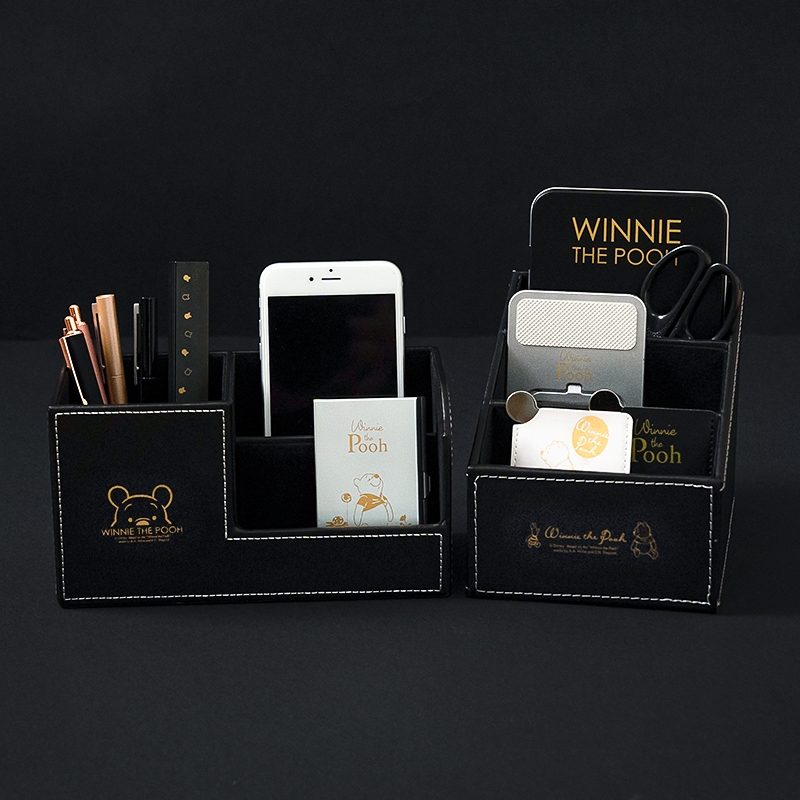 金典維尼皮革燙金收納盒