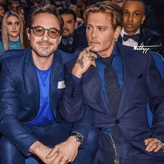 小勞勃道尼與強尼戴普為多年好友