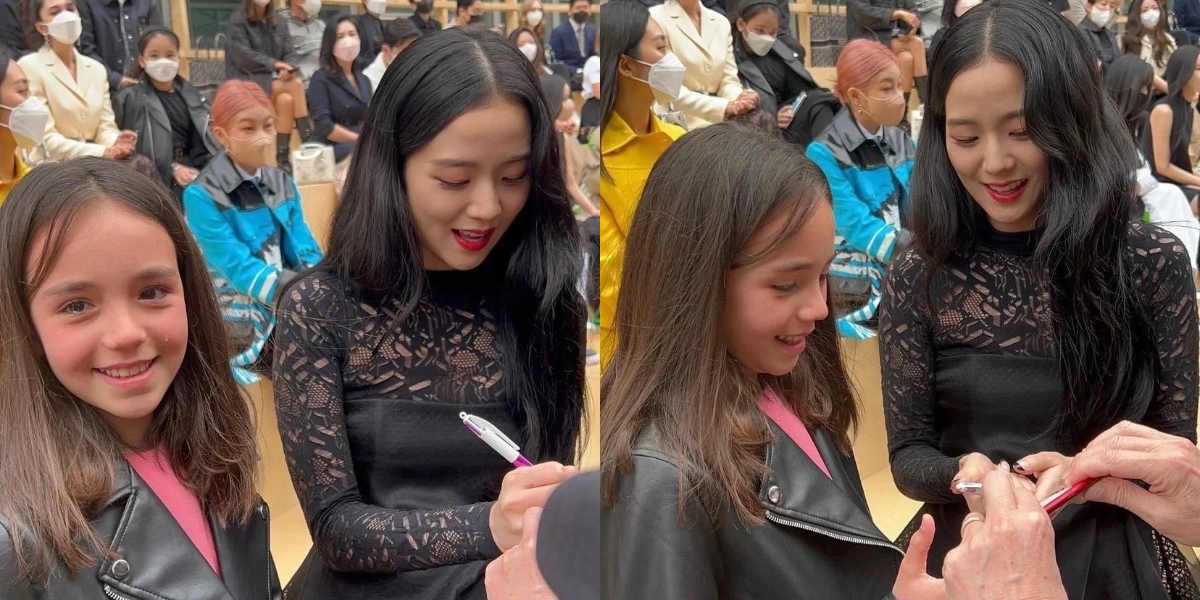 Dior總監女兒看見智秀激動落淚