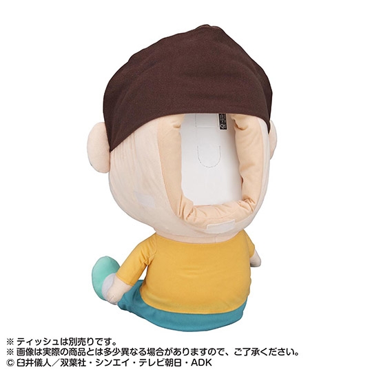 在後腦勺塞入衛生紙