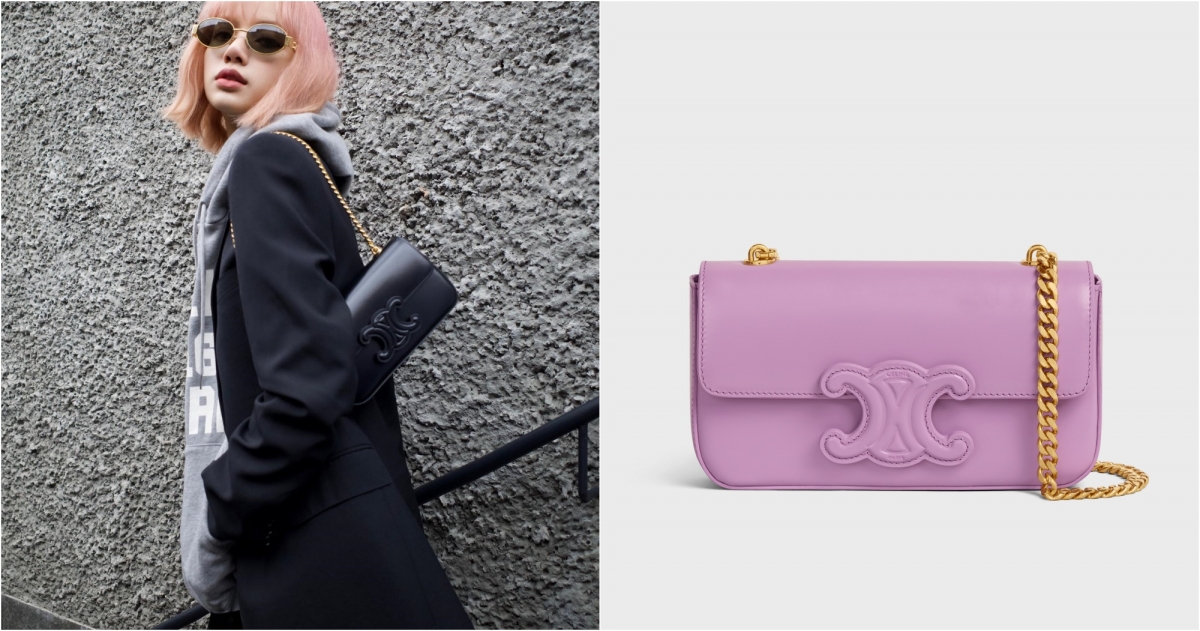 CELINE_CUIR TRIOMPHE鍊條皮革肩背包,NT$97,000