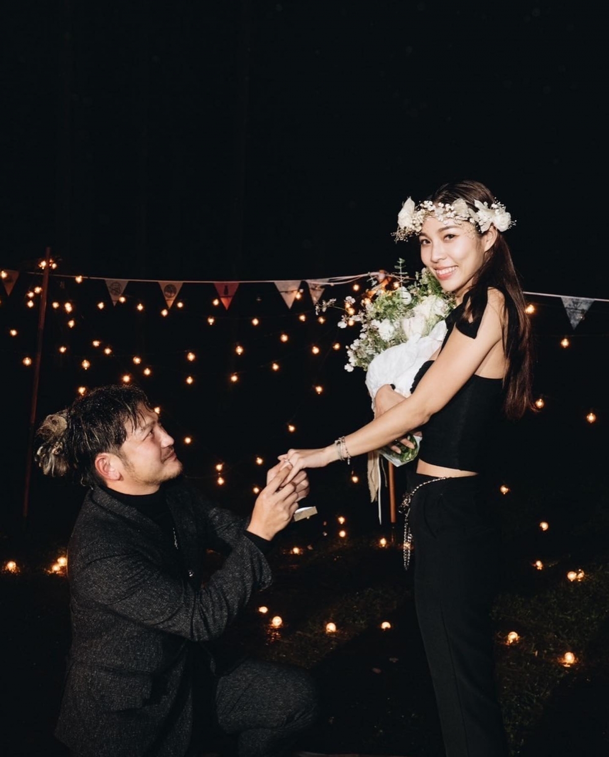 KID與女友東區妹仔求婚成功,兩人以正式結為夫妻