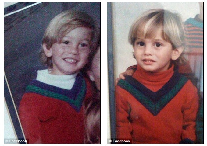 凱爾提供自己小時候的照片