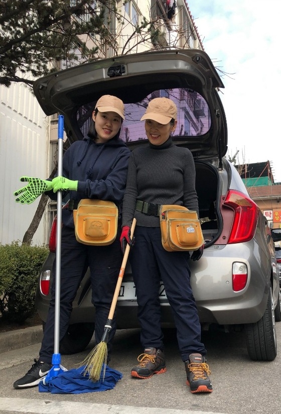 她發現逐漸也更多年輕人投入清潔工作