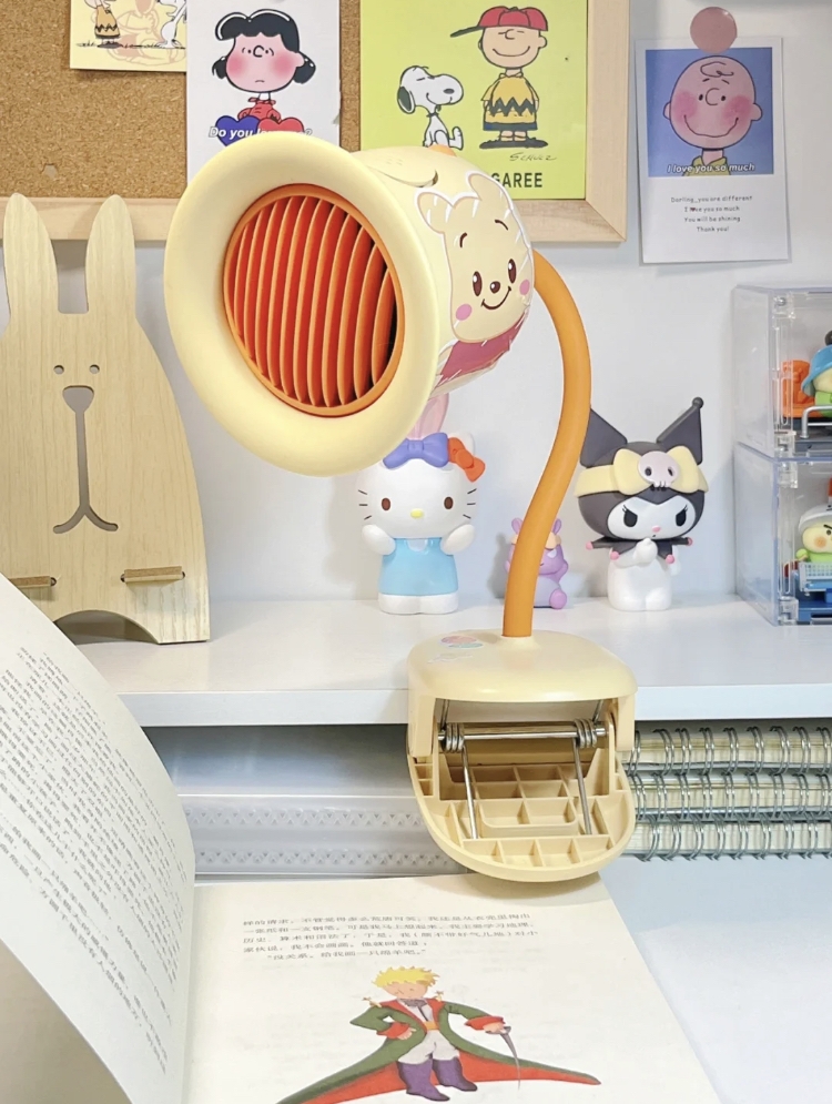 可隨意貼貼紙打造專屬向日葵風扇