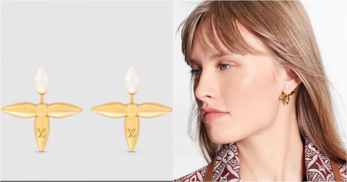 Louis VuittonLOUISETTE 耳釘 ,NT$14,400