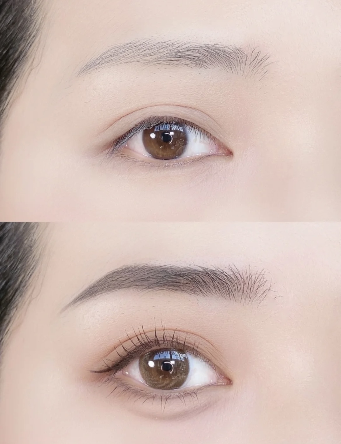 柔霧眉畫法教學3:眉毛顏色深淺