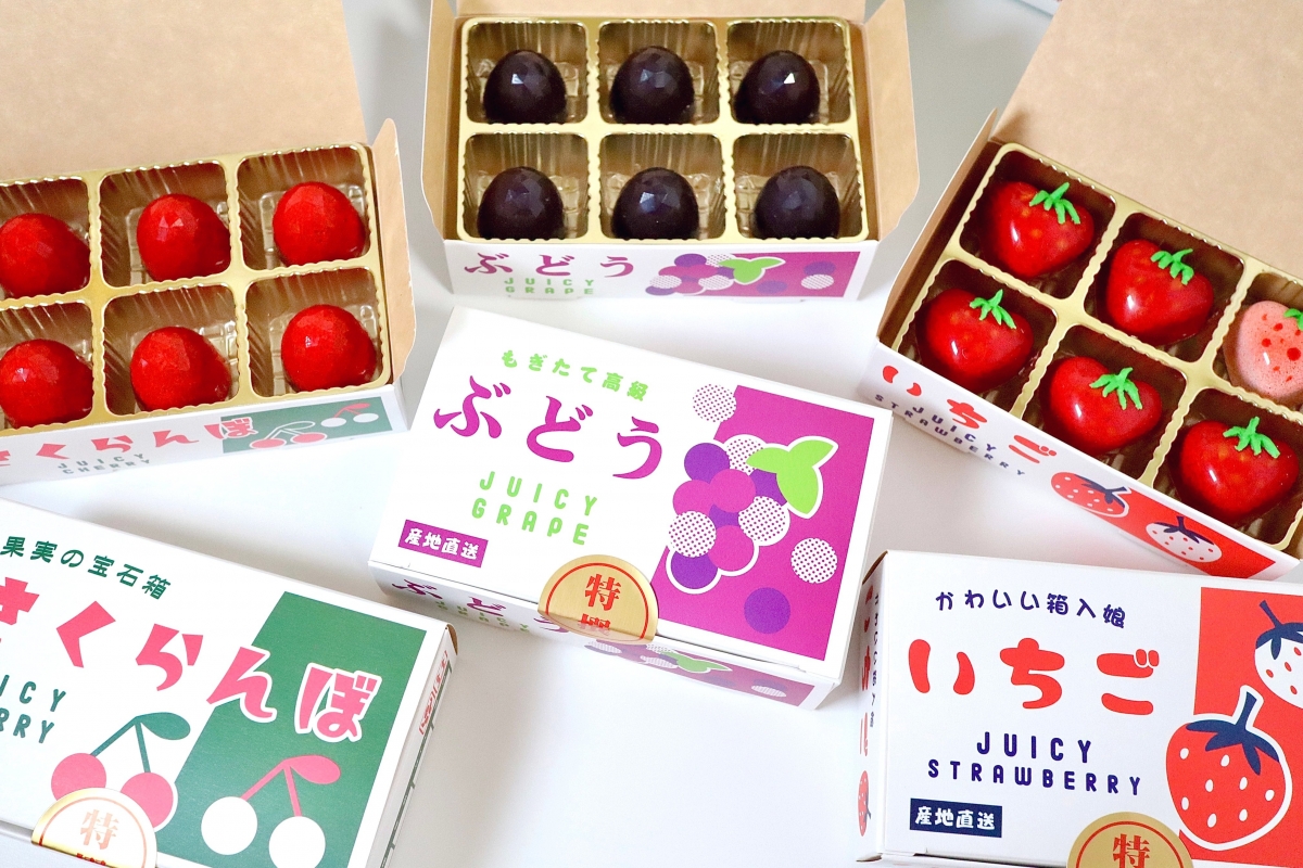 超逼真的巧克力宛如真實水果