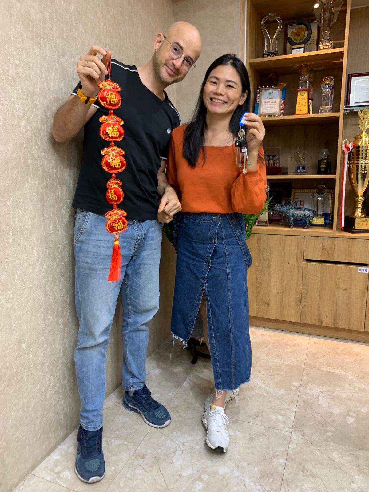 吳鳳已經在台灣買房