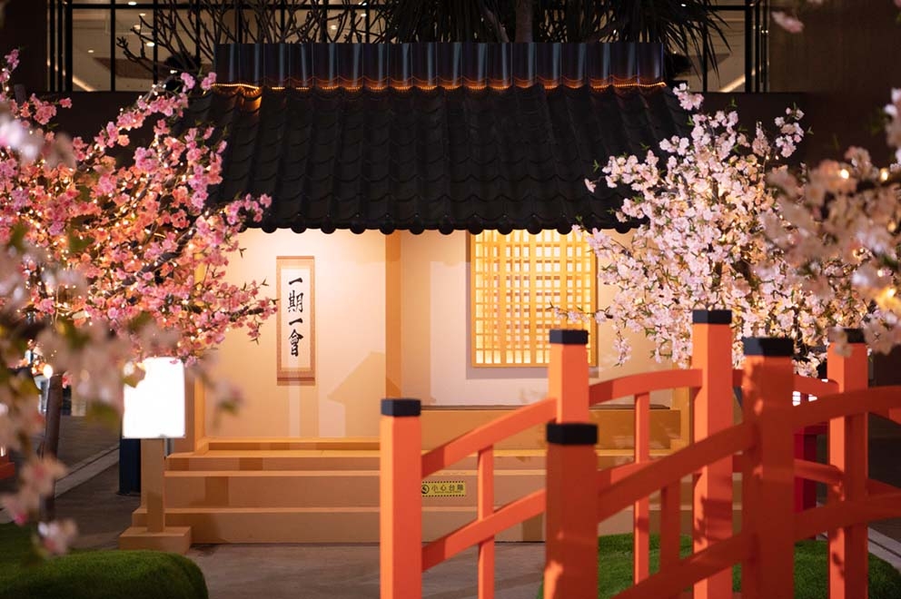 MITSUI OUTLET PARK台中港 櫻花造景