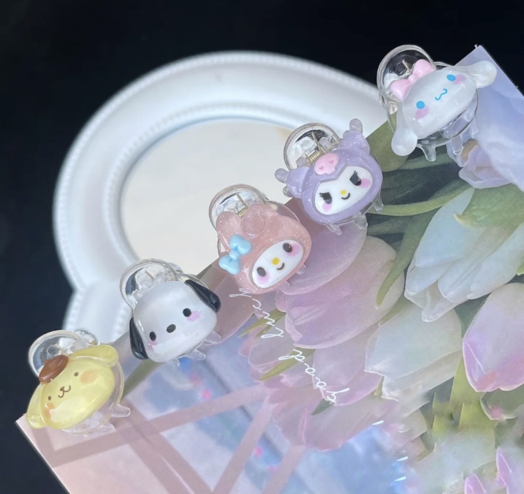 「三麗鷗小髮夾」共有5款角色