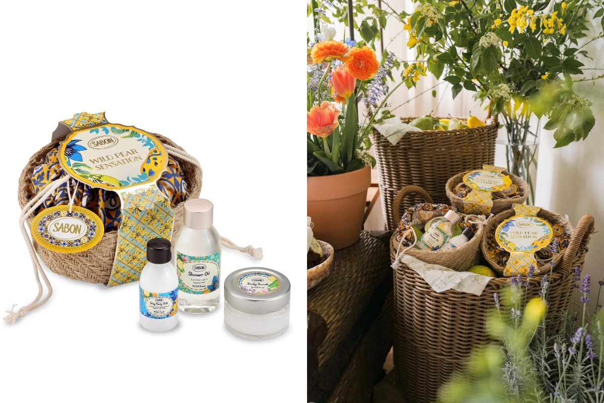 SABON 繽紛野梨 三部曲禮盒