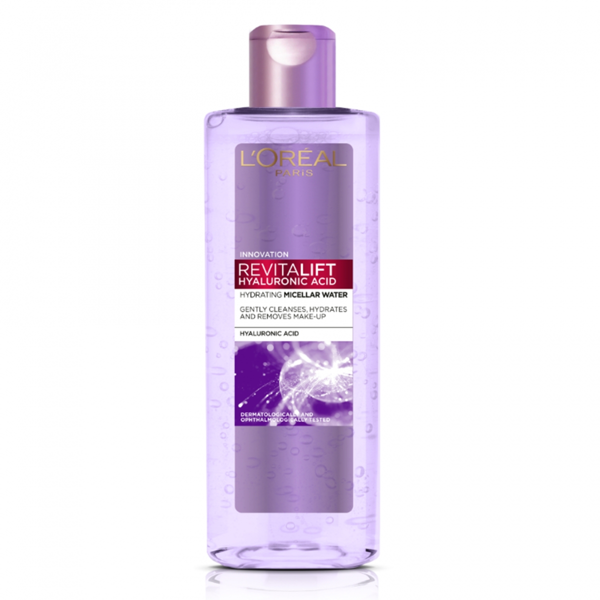巴黎萊雅三合一卸妝潔顏水玻尿酸高效溫和型400ml,NT$480