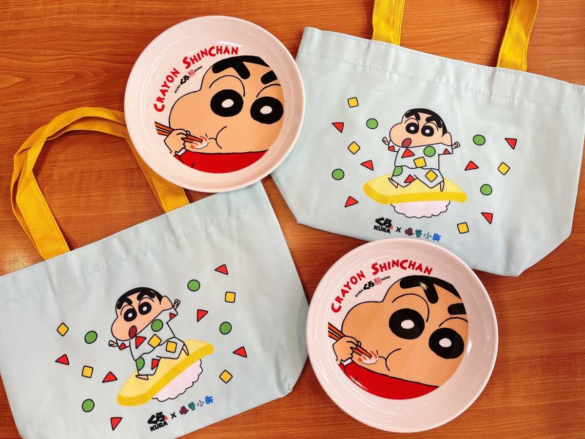 藏壽司Ｘ蠟筆小新「小新圓形餐盤」