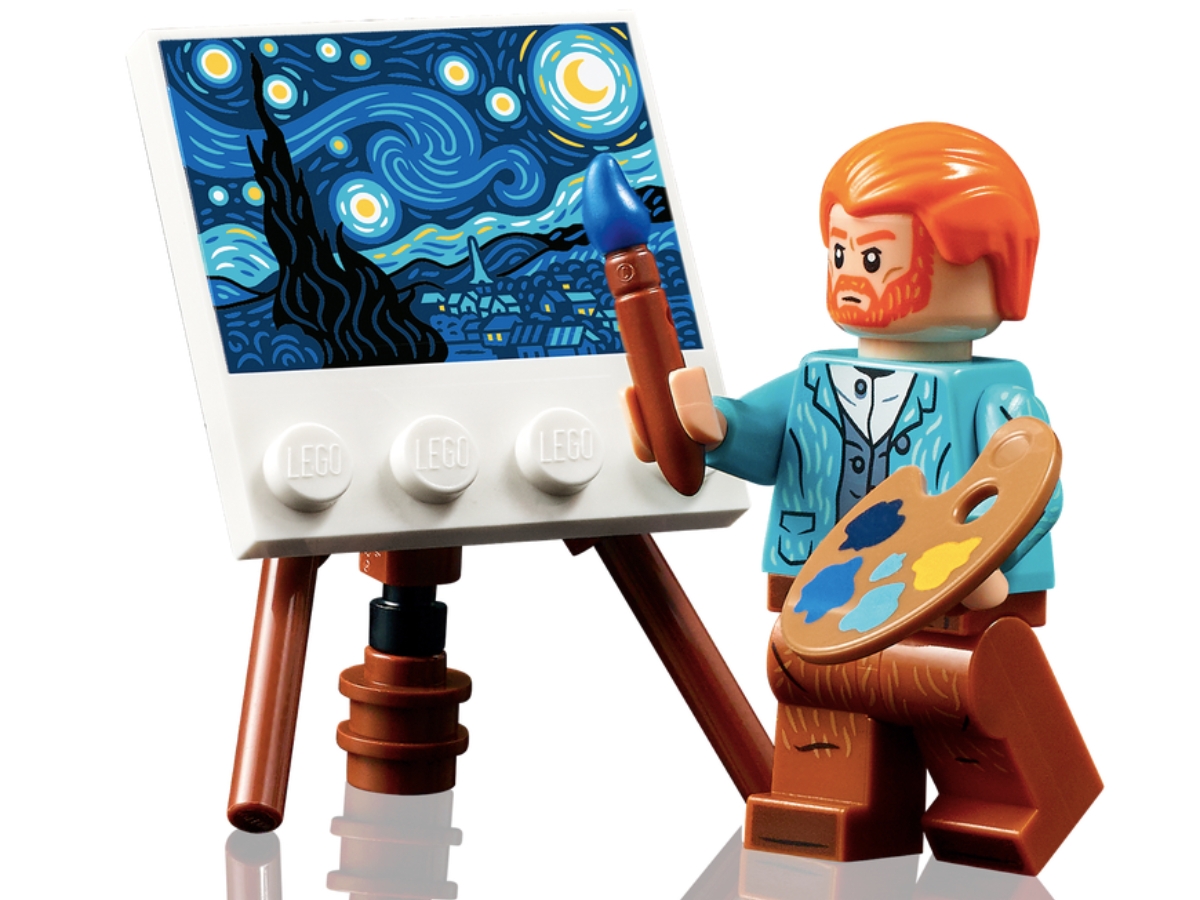 樂高梵谷星夜積木組