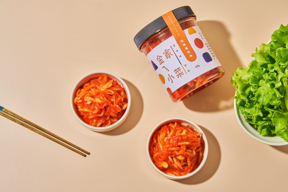 金針菇辣醃蘿蔔絲