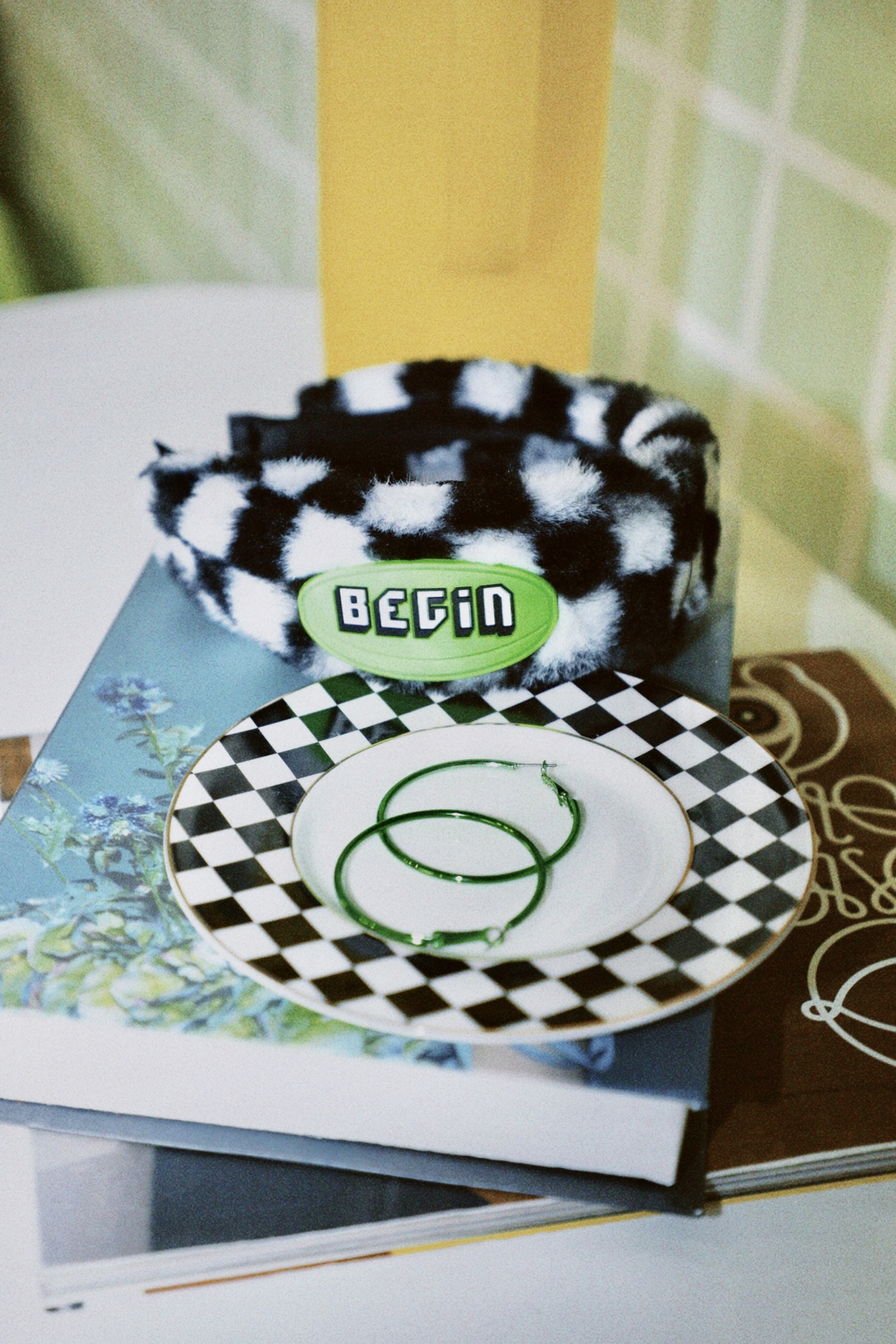 數碼風格的棋盤格（Checkerboard Pattern）