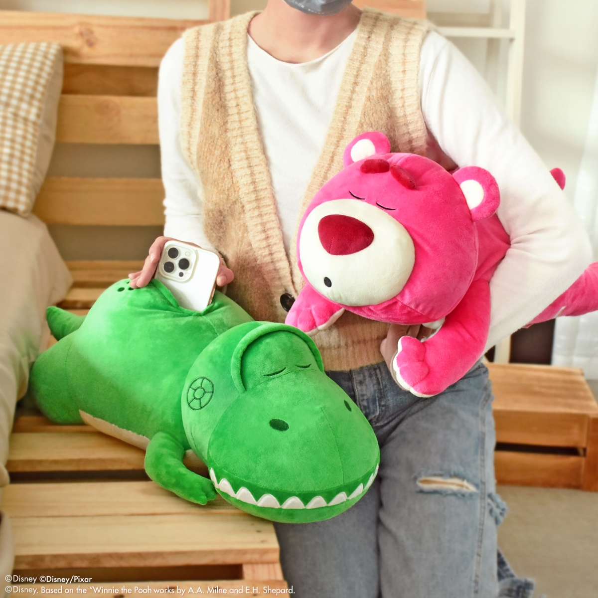 相偎相依趴睡玩偶系列