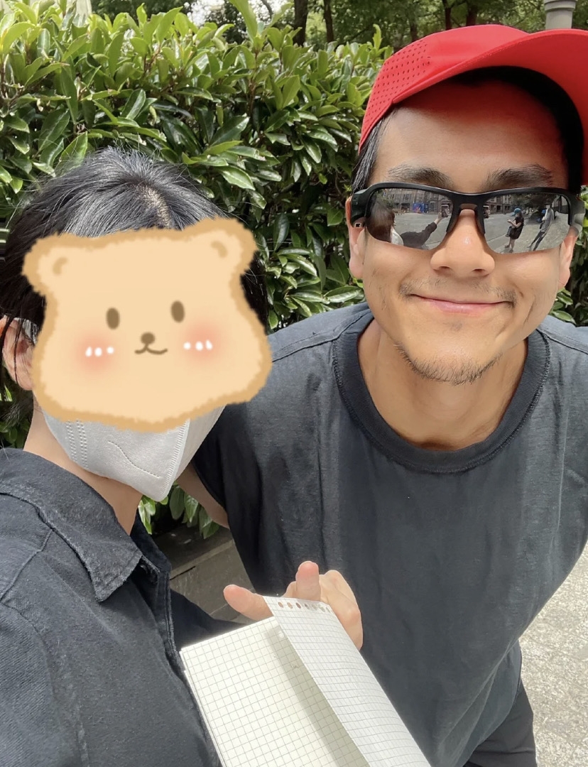 彭于晏與粉絲合照