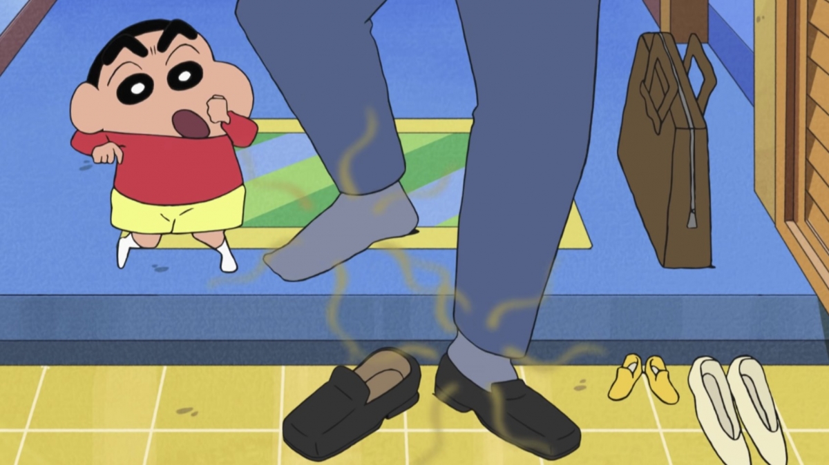 廣志一回家就散發陣陣腳臭味