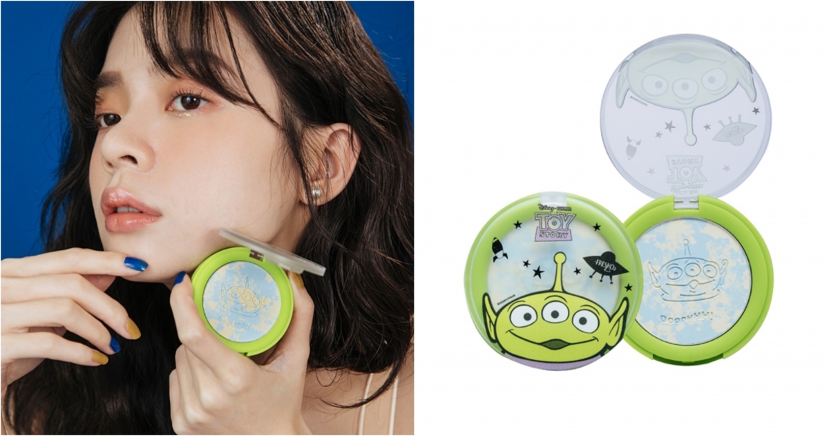 FreshO2 X迪士尼三眼怪系列-一秒校色透明提亮餅,NT$520