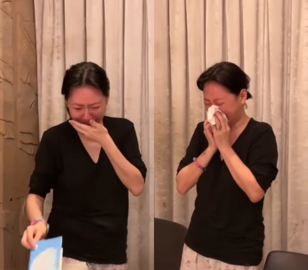 卡片讓小S感動大哭