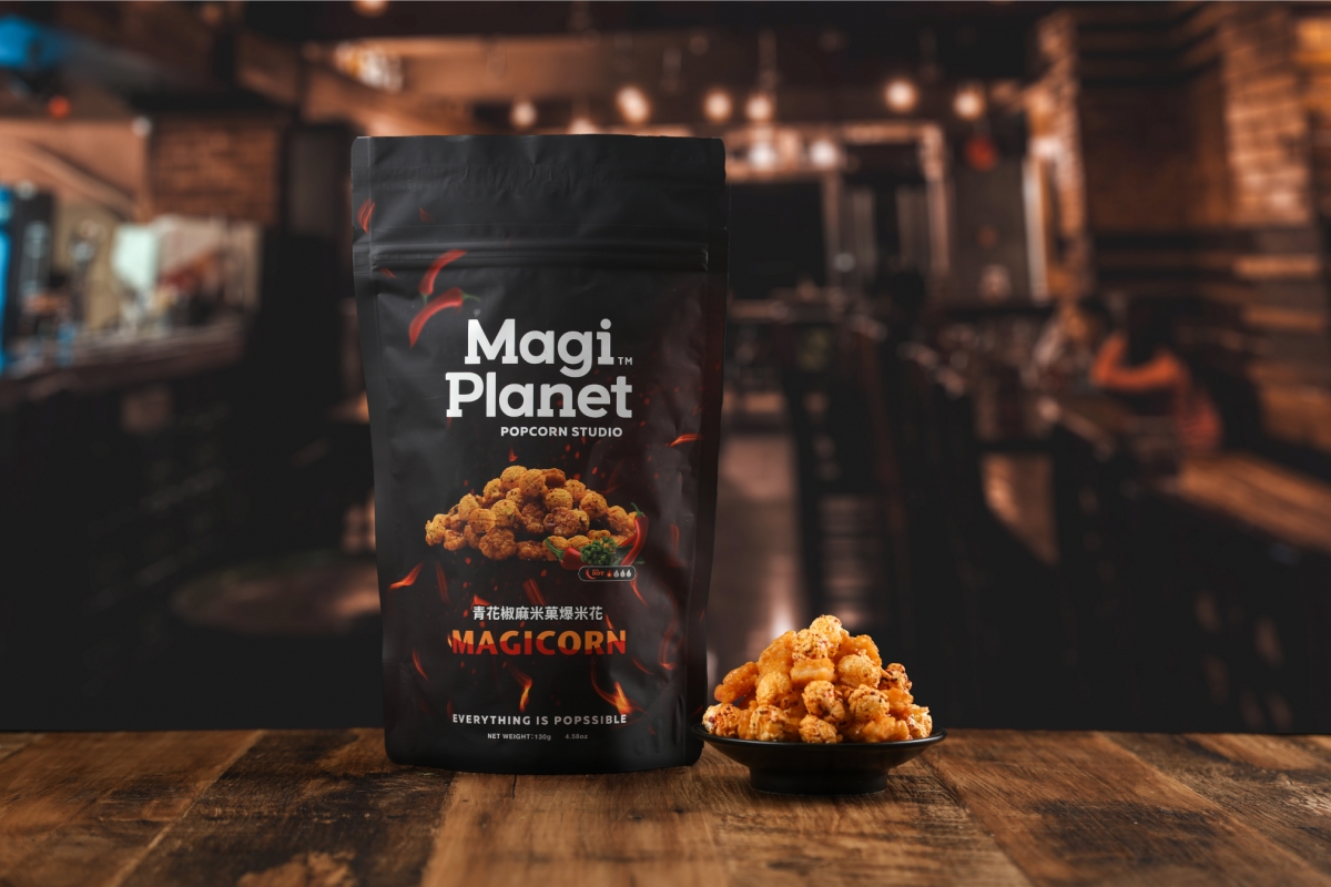 青花椒麻米菓爆米花