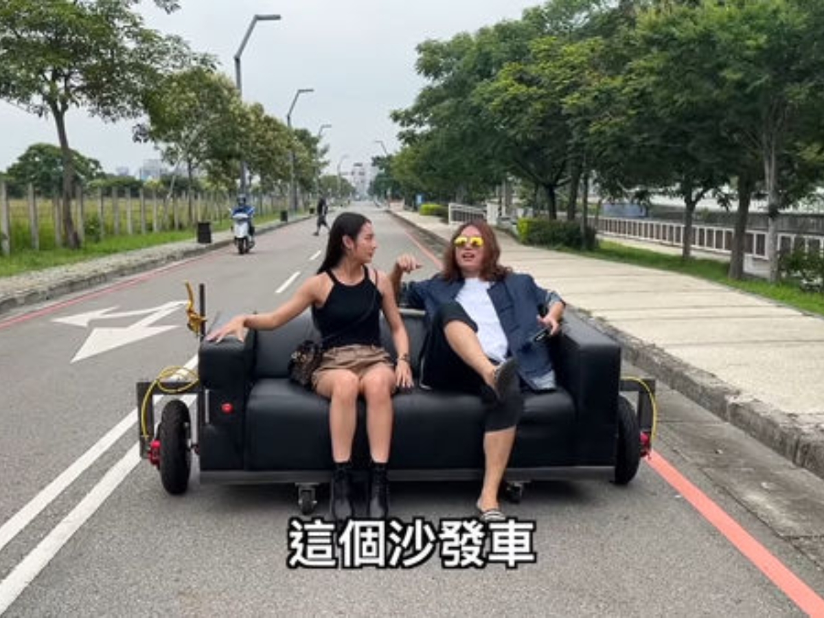 賤葆「沙發車」影片截圖