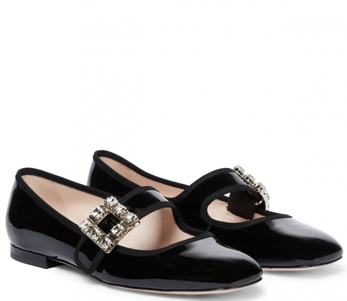 Roger Vivier 水鑽側釦瑪莉珍鞋,約NT38,300