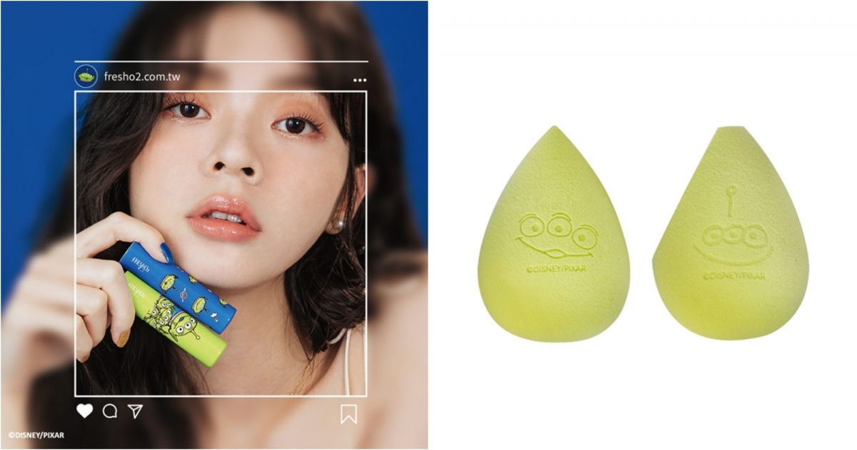 FreshO2 X迪士尼三眼怪系列感應換色潤唇組,NT$699/柔軟QQ好肌蛋禮盒 (水滴+斜角),NT$299