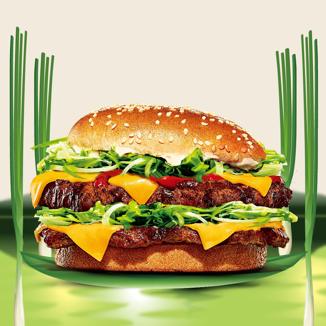 漢堡王 三星蔥重磅牛肉堡