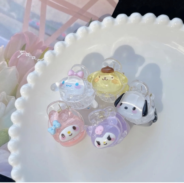 三麗鷗小髮夾每款角色都相當可愛